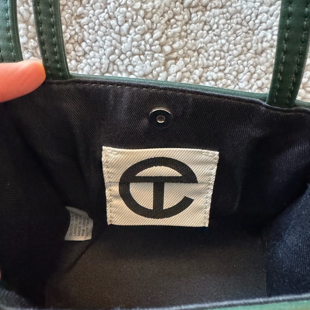 Telfar Dark Olive Small Shopping Bag - Picture 2 of 3